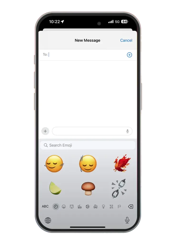 novos emojis no ios 17.4